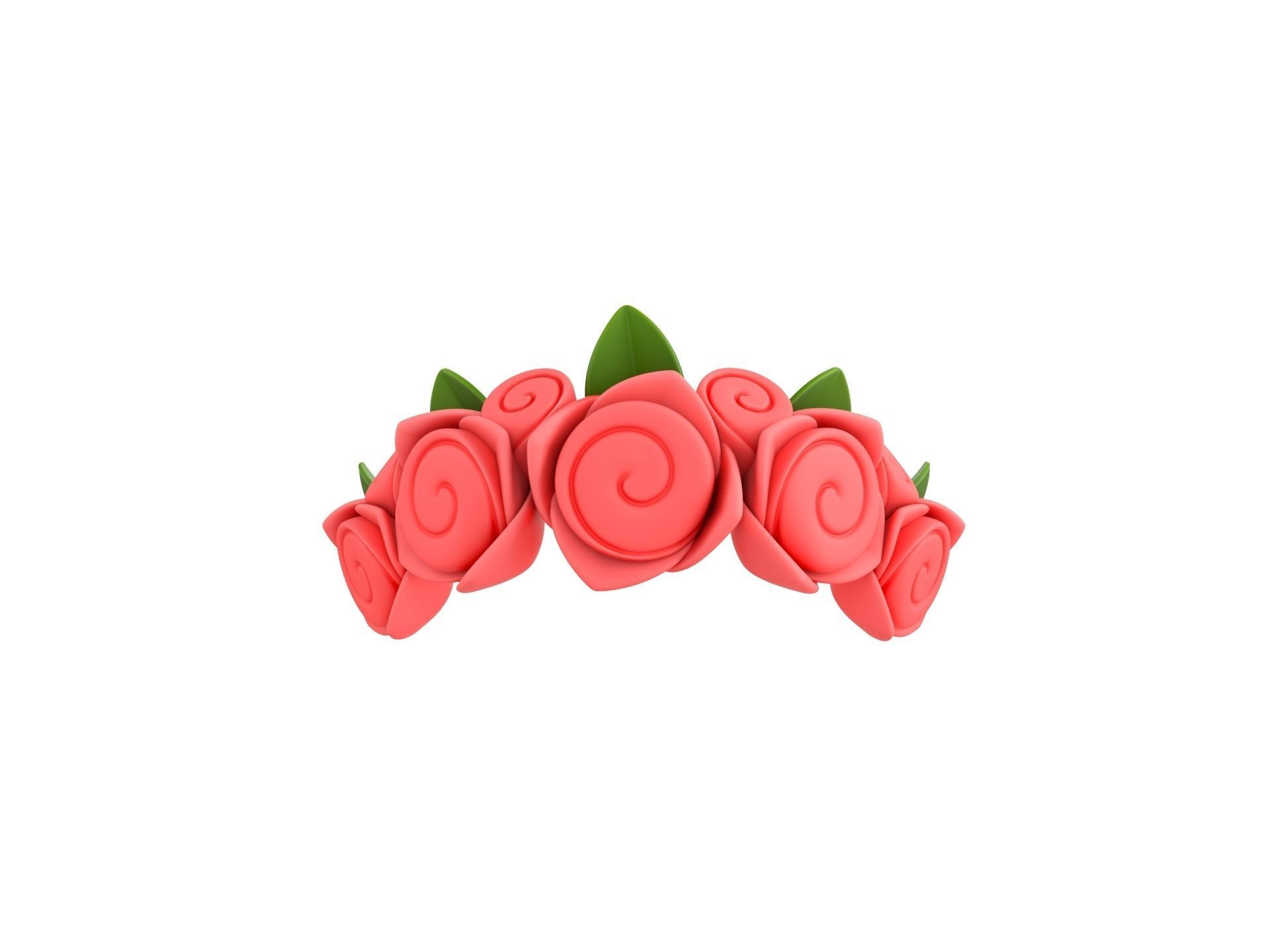 Prop005 Flower Crown 3D model_1