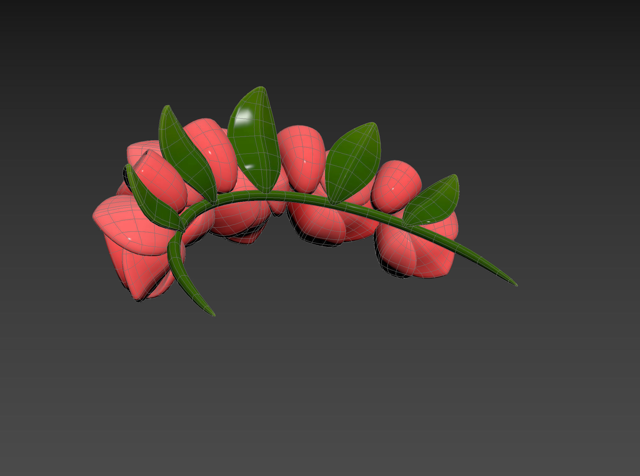 Prop005 Flower Crown 3D model_20