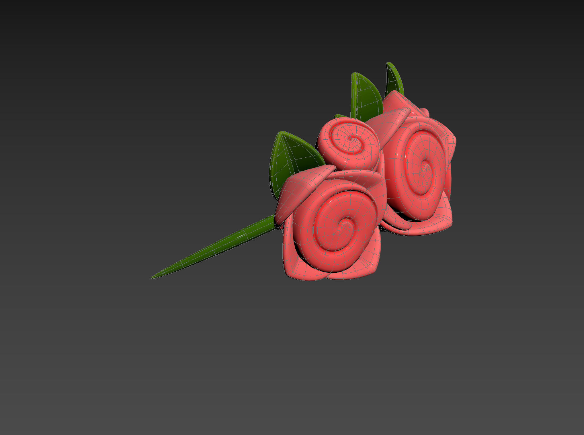 Prop005 Flower Crown 3D model_16