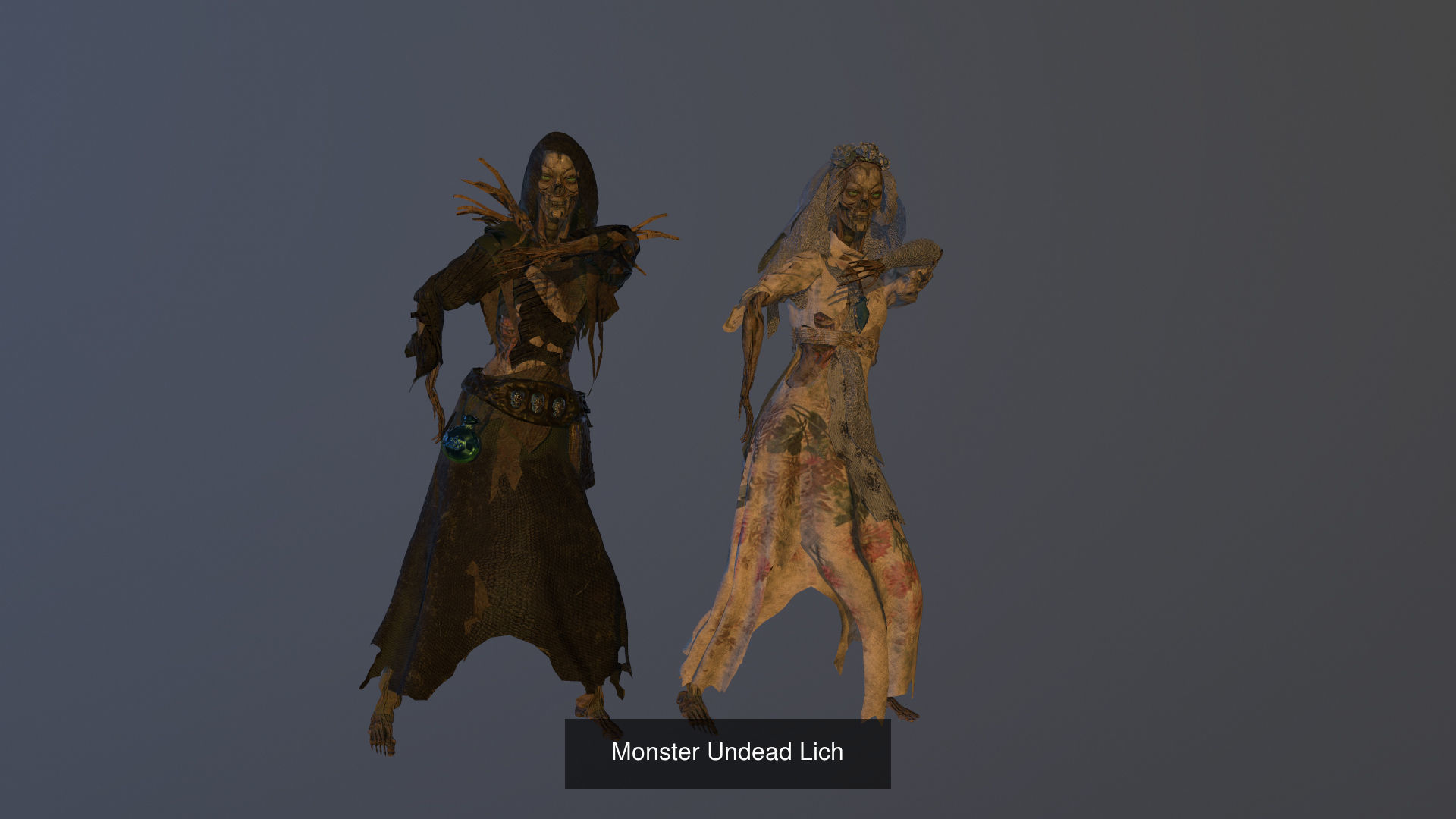 Pack Undead Monsters 3D Model Collection_4
