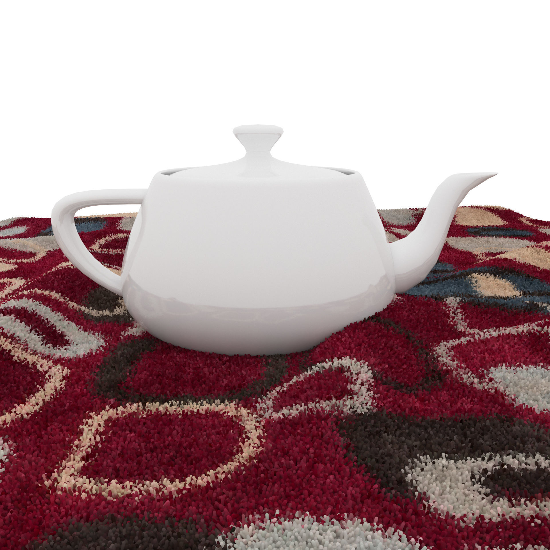 Rugs No 13 Low-poly 3D model_6