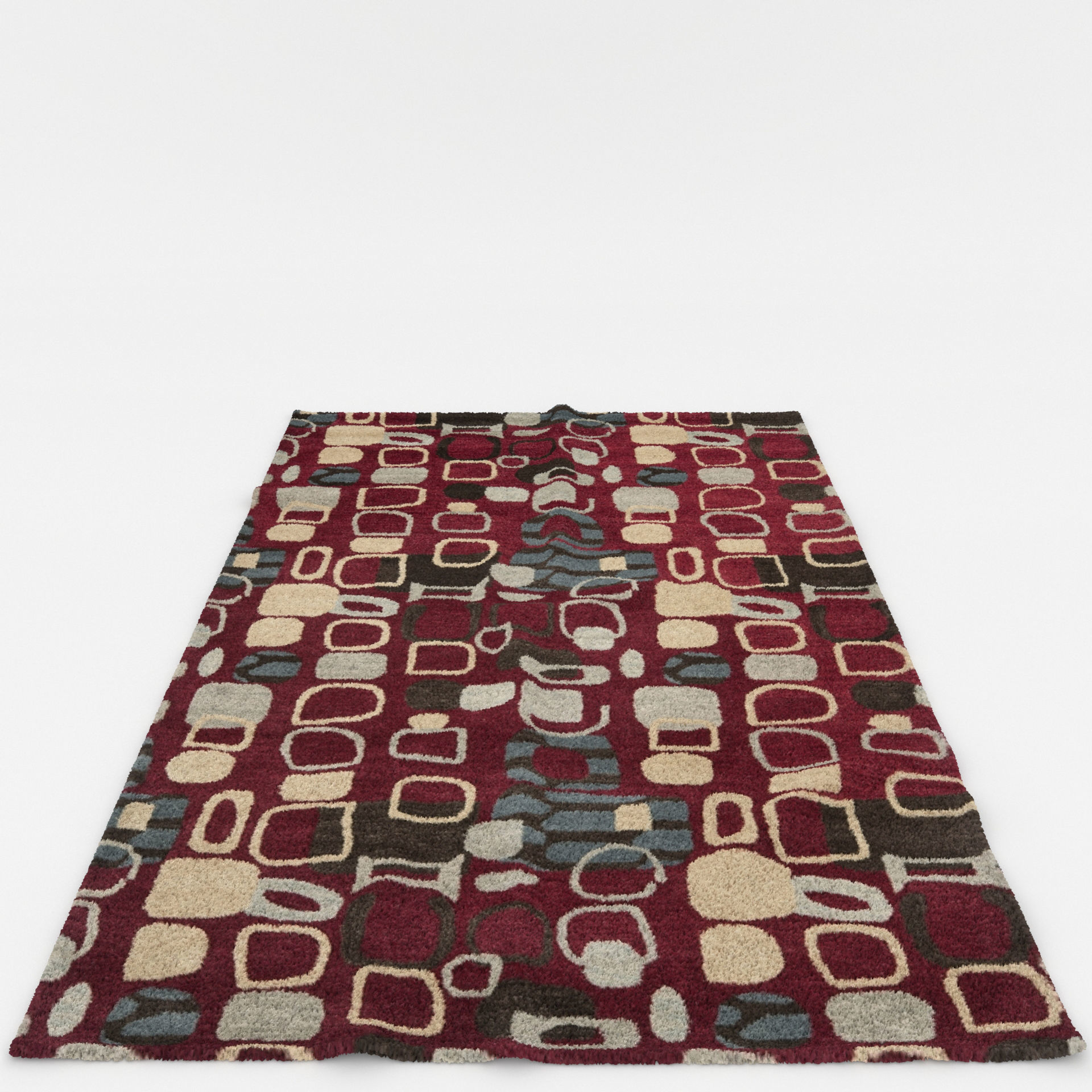 Rugs No 13 Low-poly 3D model_2