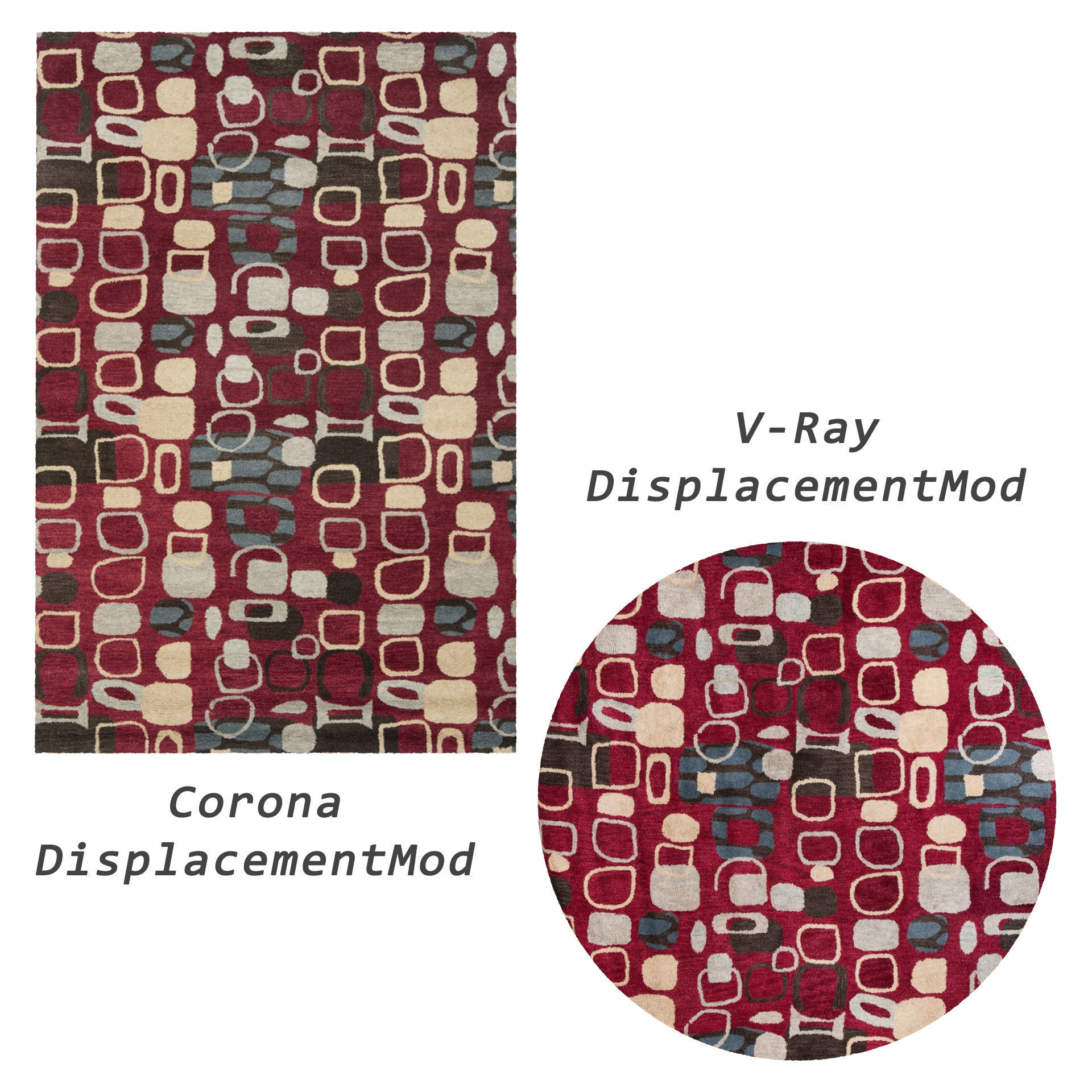 Rugs No 13 Low-poly 3D model_1