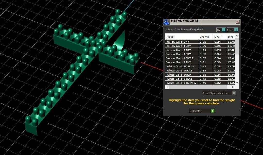 Model 317 Cross Diamond Pendant  3D print model_11