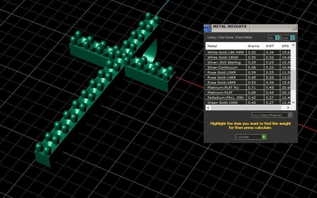Model 317 Cross Diamond Pendant  3D print model_12