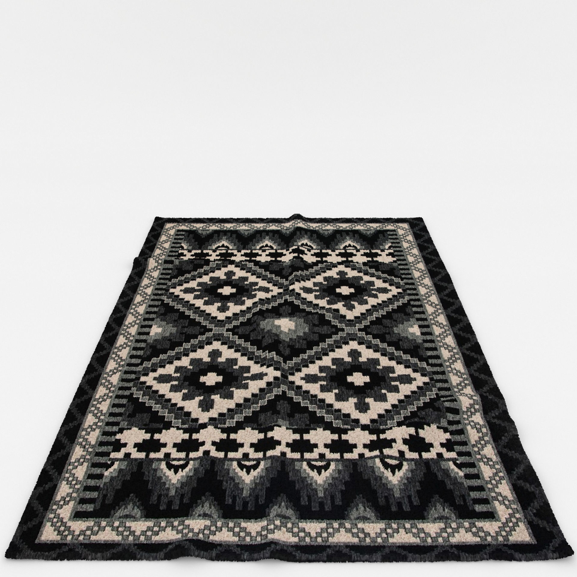 Rugs No 14 Low-poly 3D model_2