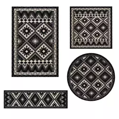 Rugs No 14 Low-poly 3D model