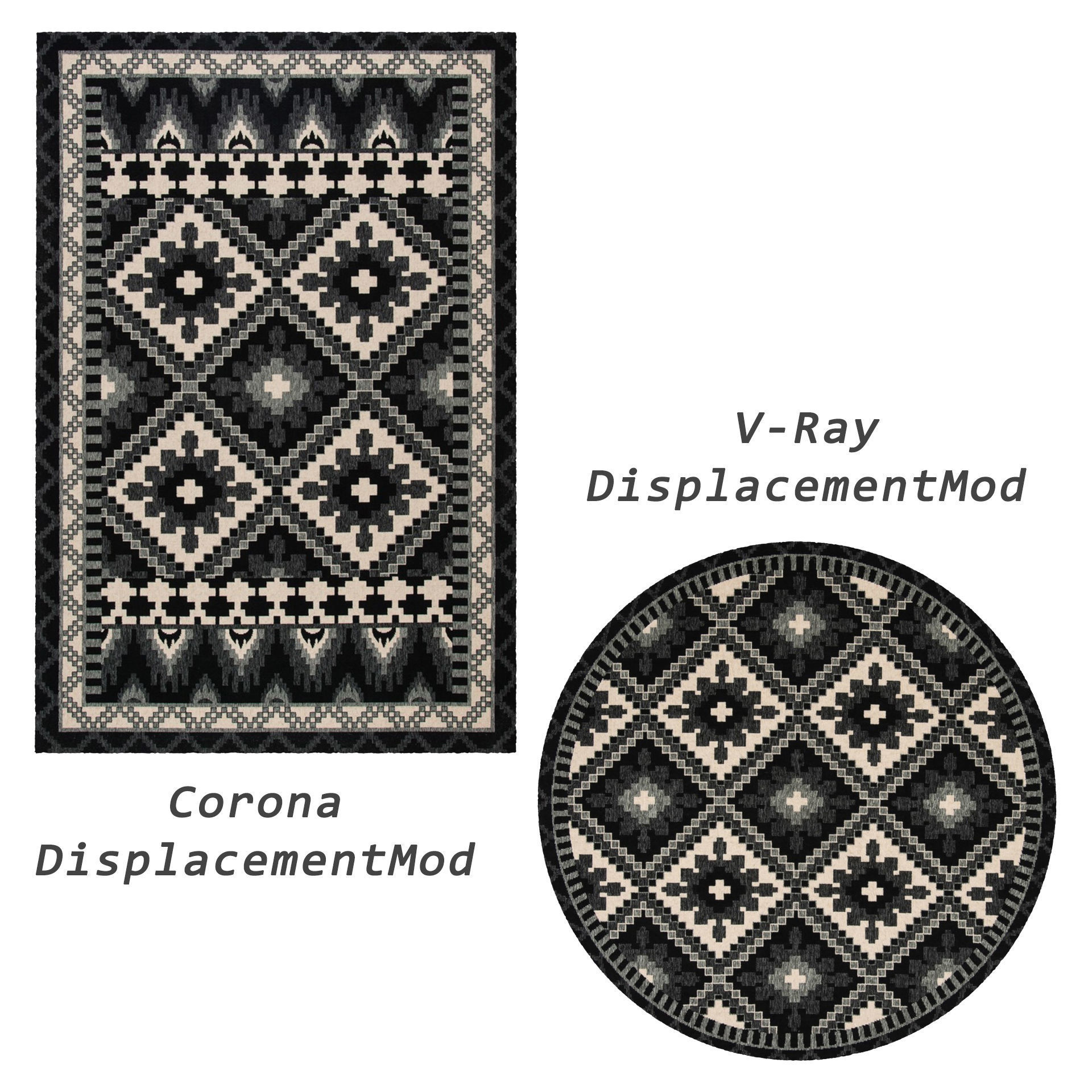 Rugs No 14 Low-poly 3D model_1