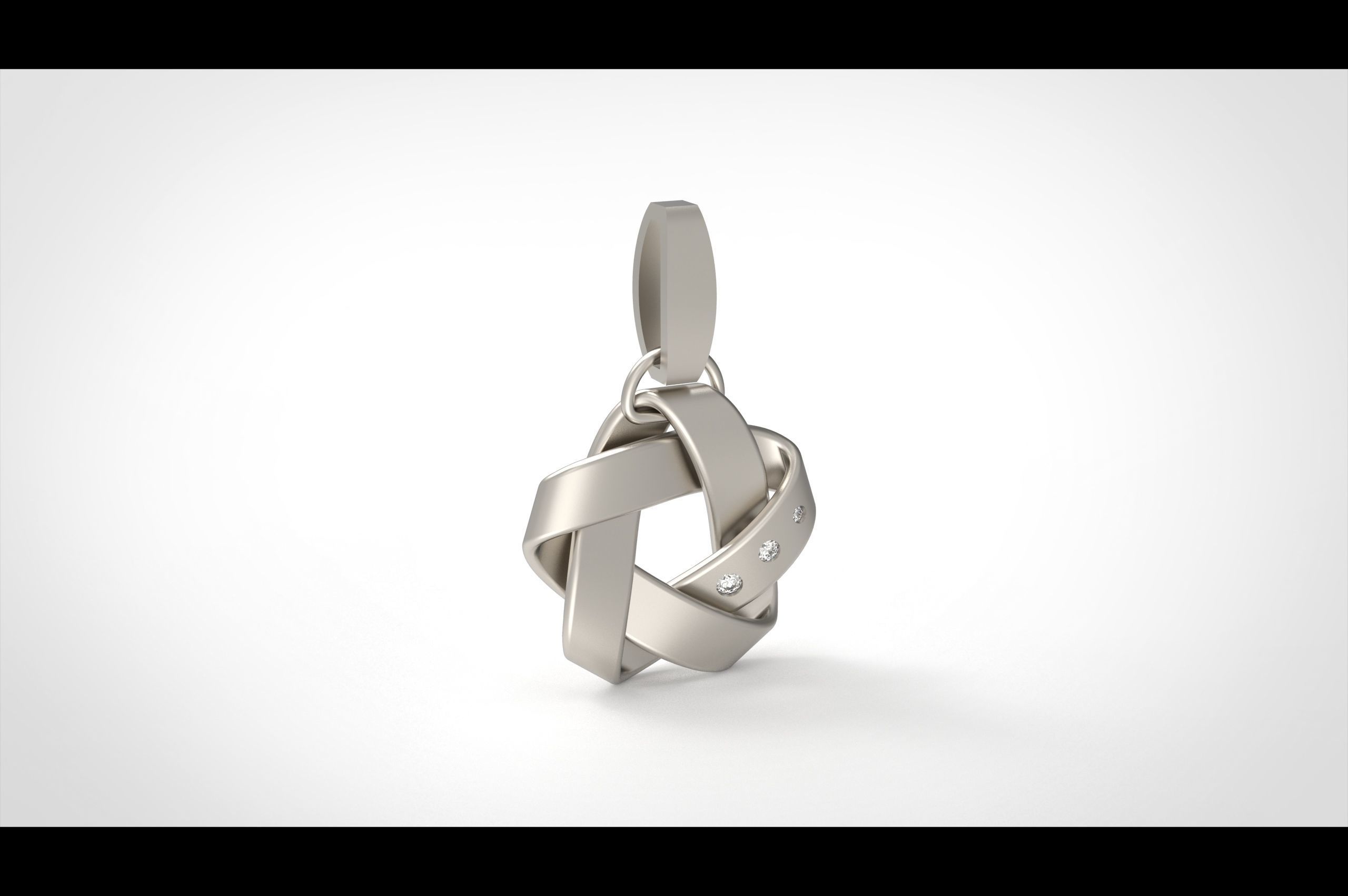 Model 321 Diamond Star Pendant 3D print model_1