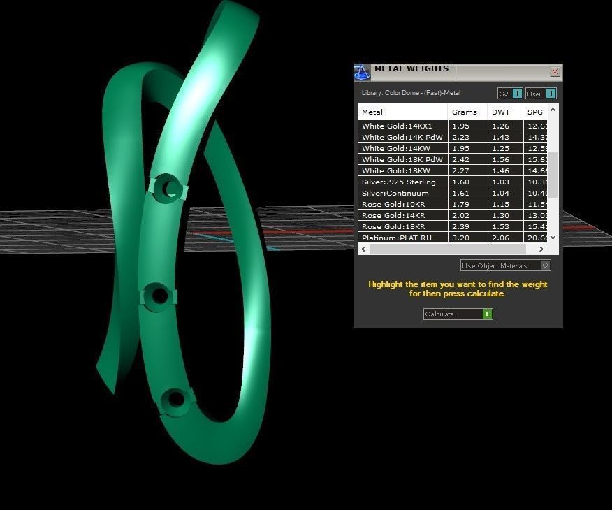 Model 322 Diamond Pendant 3D print model_11