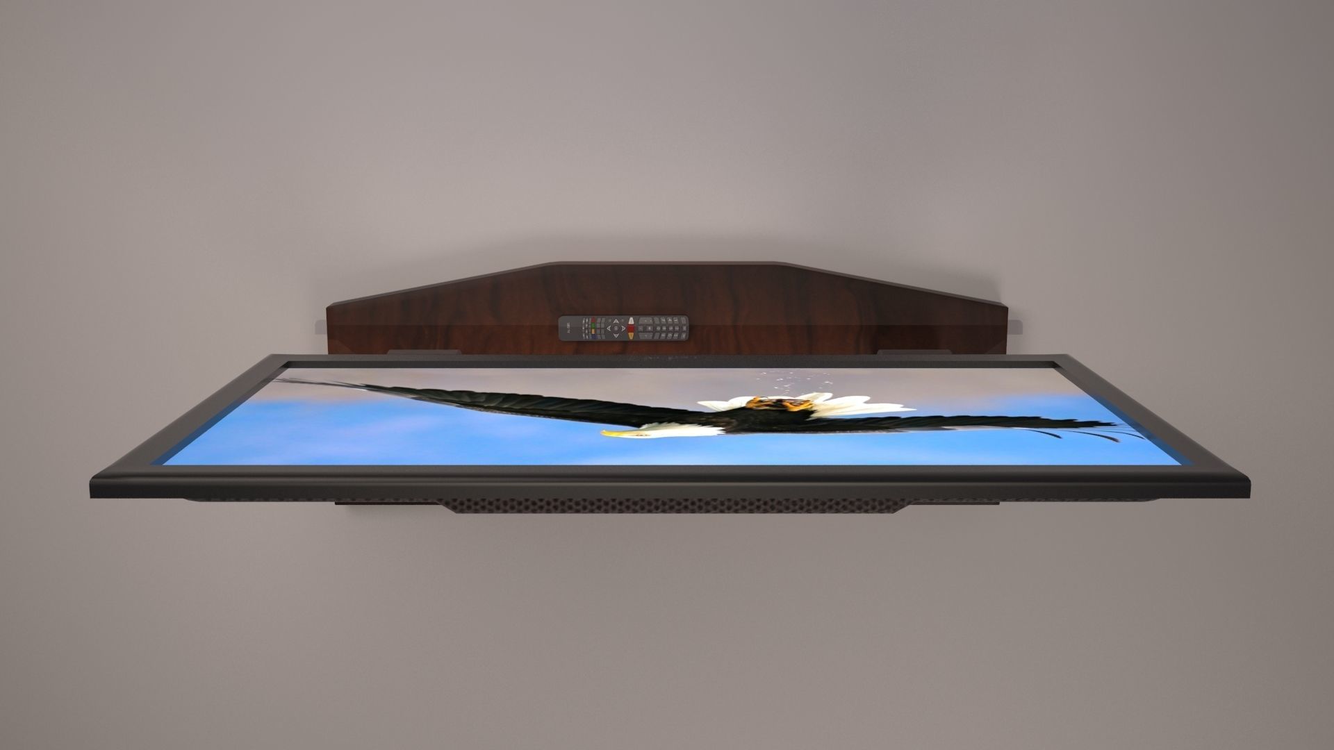 Led TV Low-poly 3D model_13