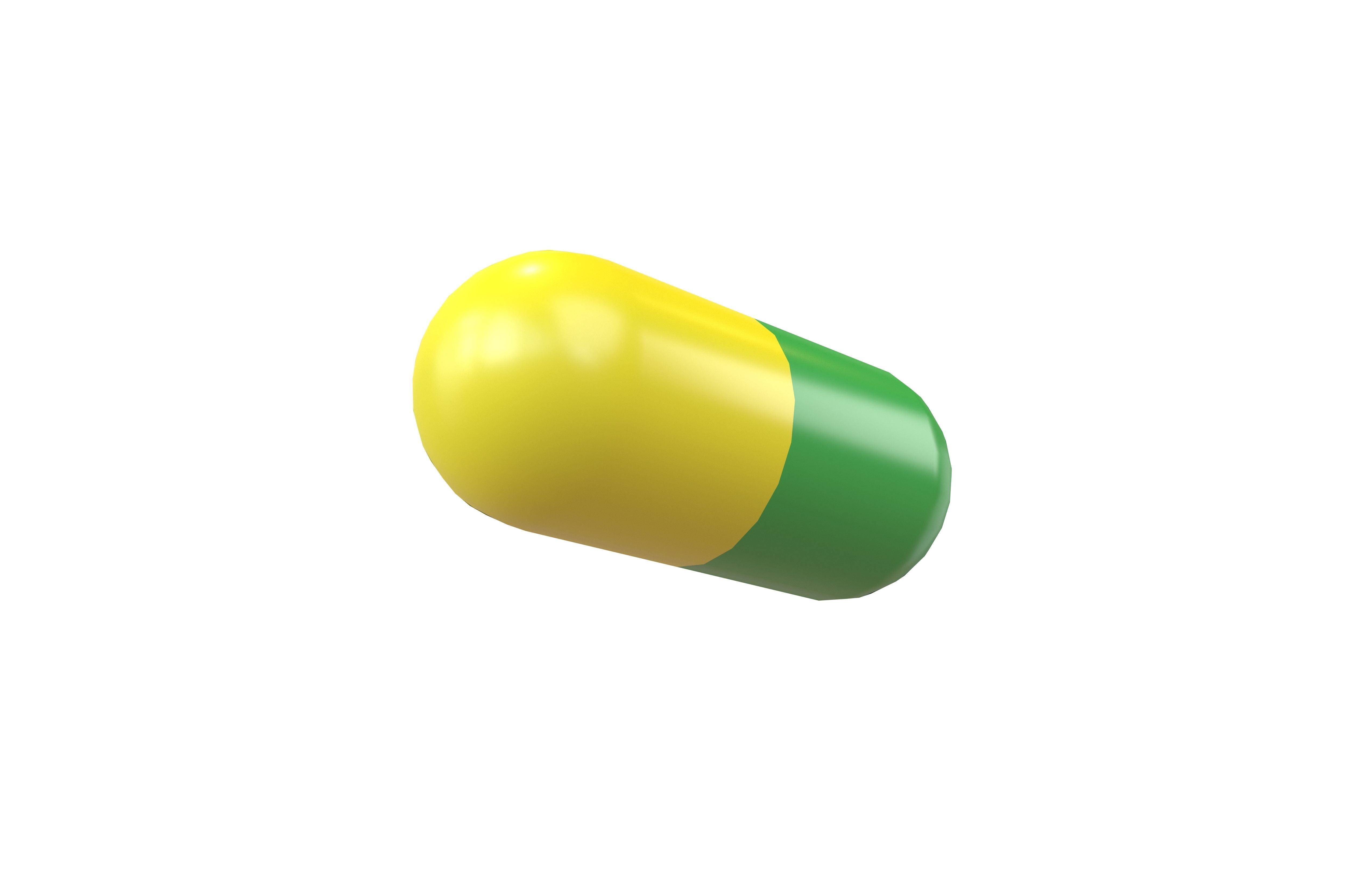 Pills v4 009 Low-poly 3D model_3