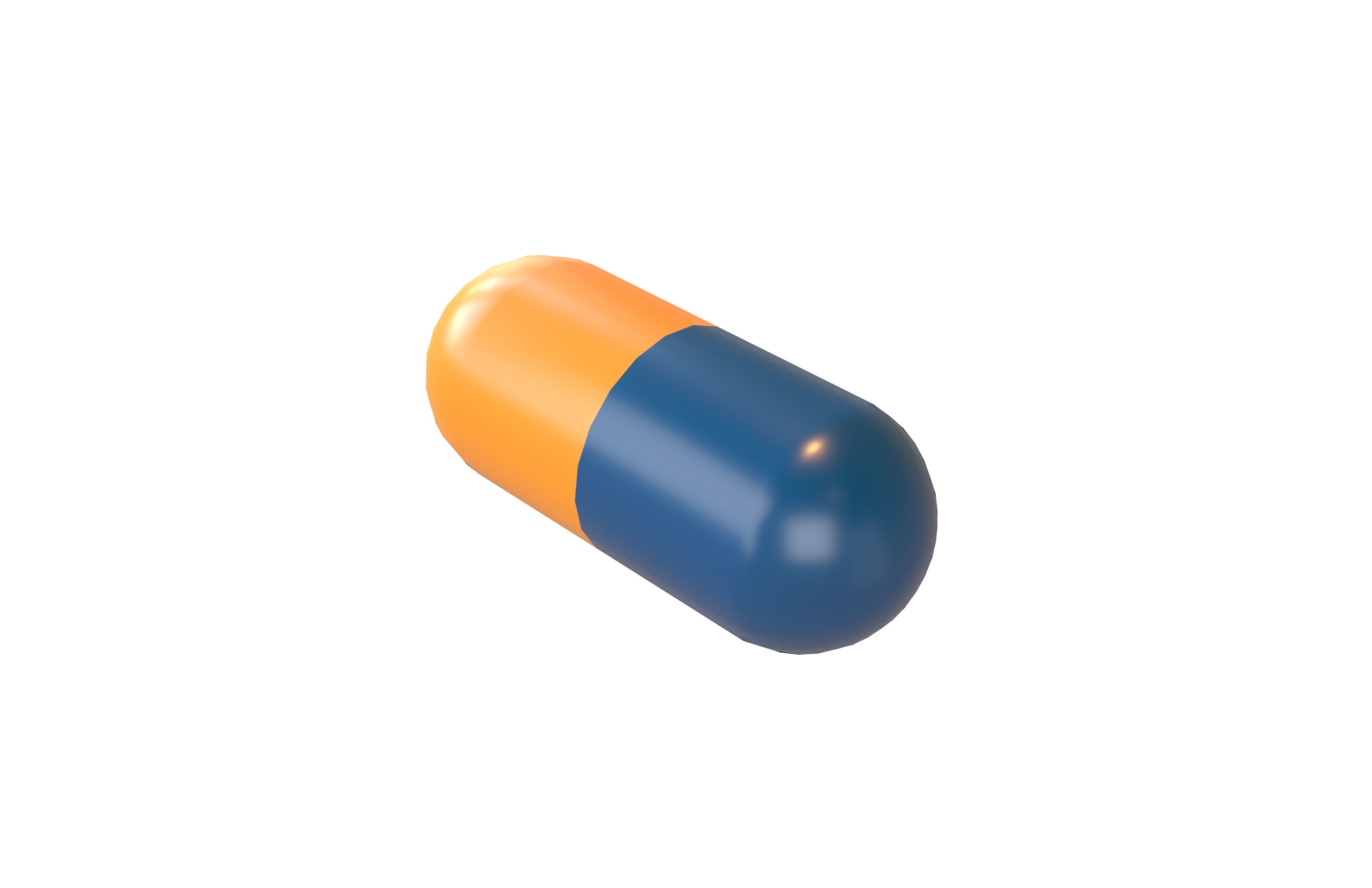 Pills v4 012 Low-poly 3D model_2