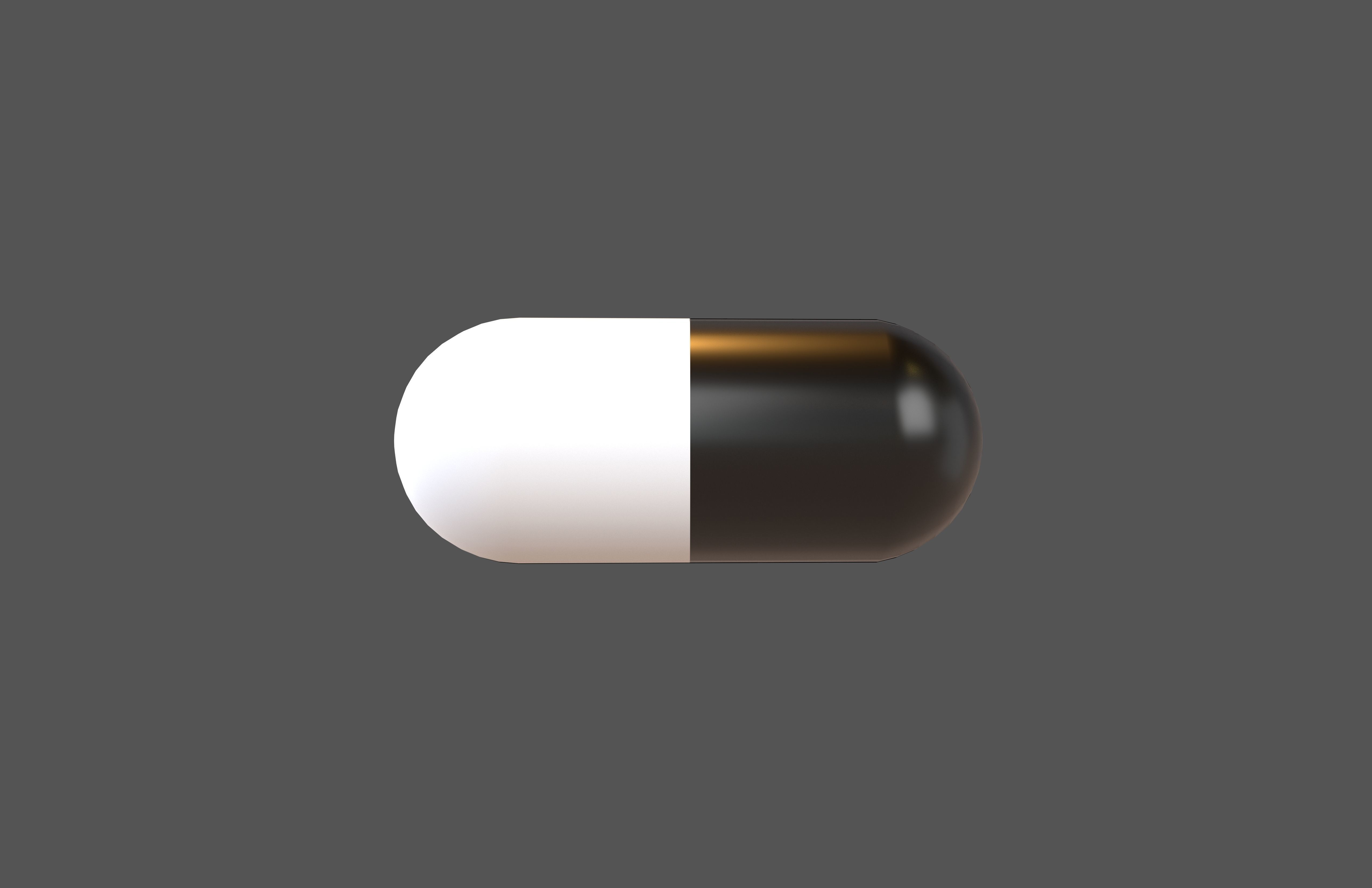 Pills v4 013 Low-poly 3D model_1
