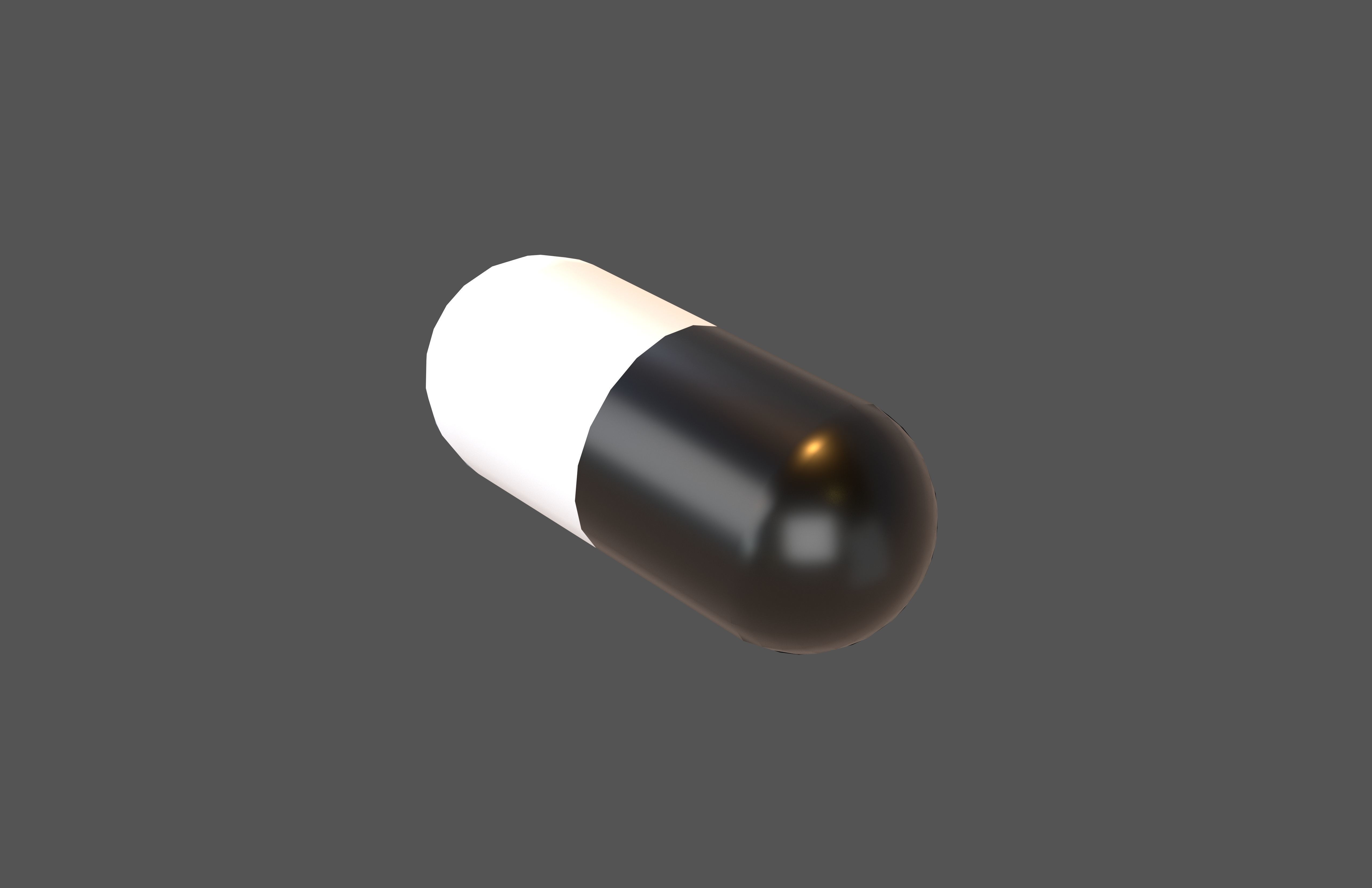 Pills v4 013 Low-poly 3D model_2