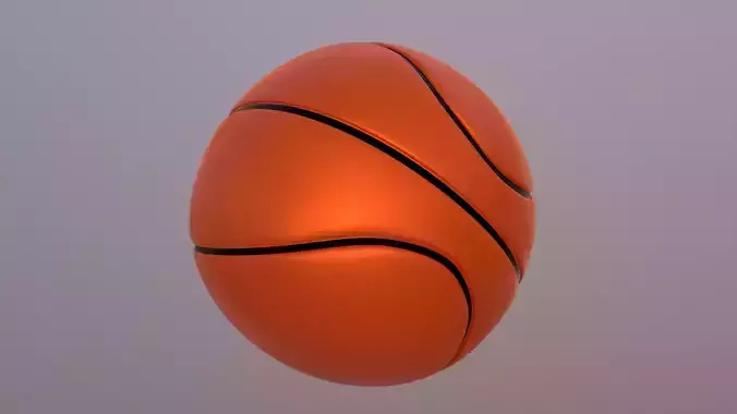 Basketball Game Ready ball 3D model