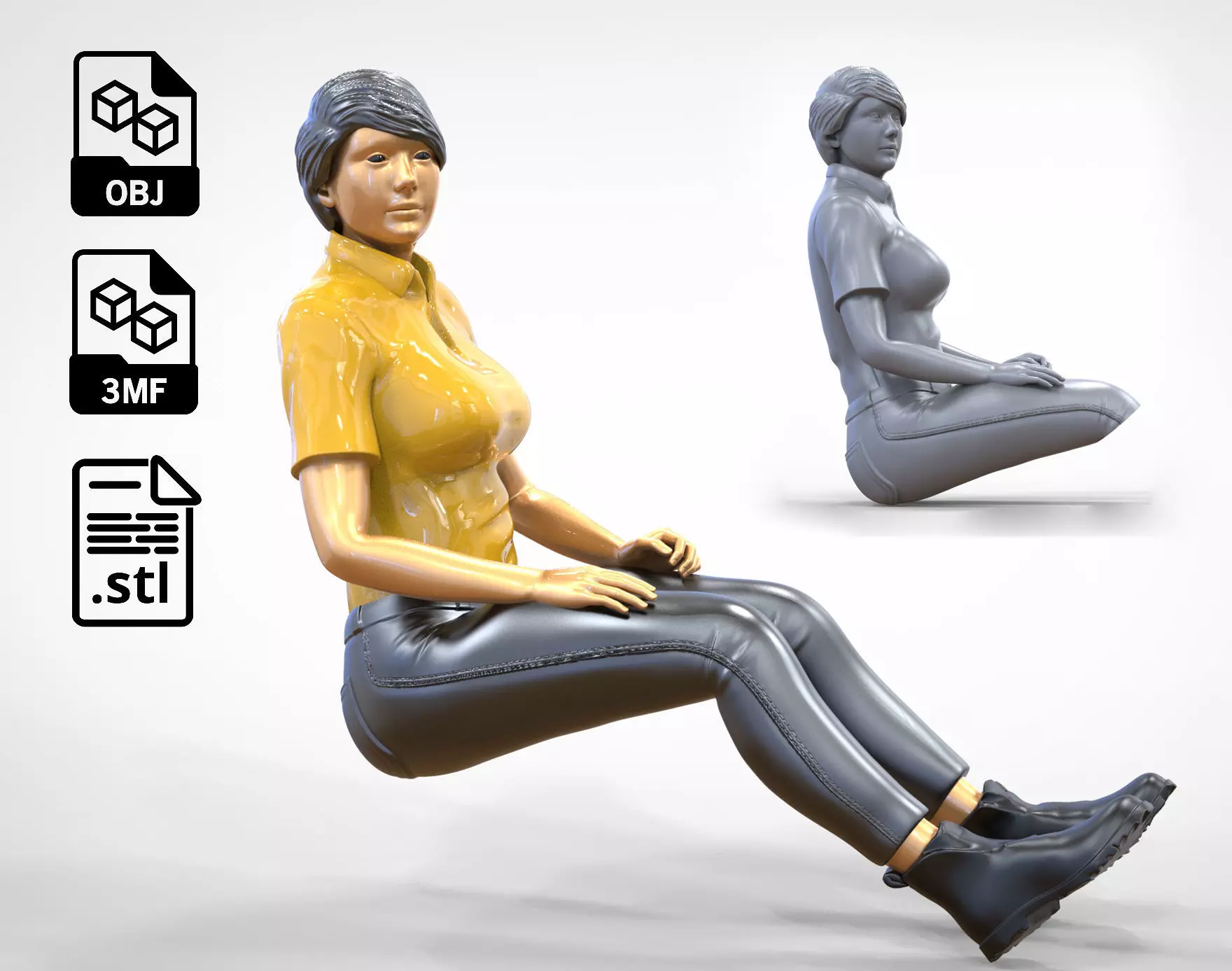 N1 Passenger next to Driver 3D print model_0