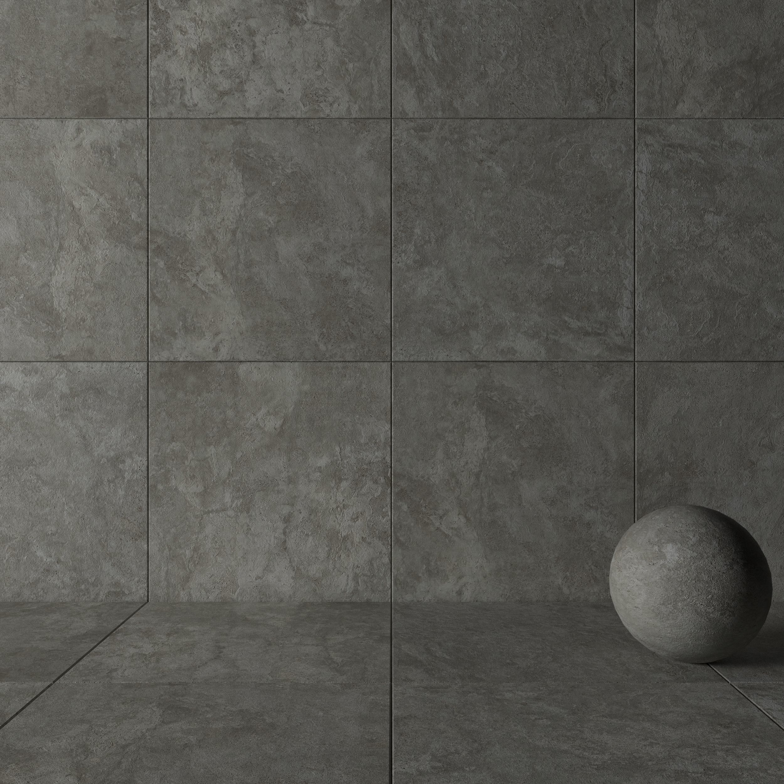 Flaviker Navona Grey Cross 120x120 Texture_2