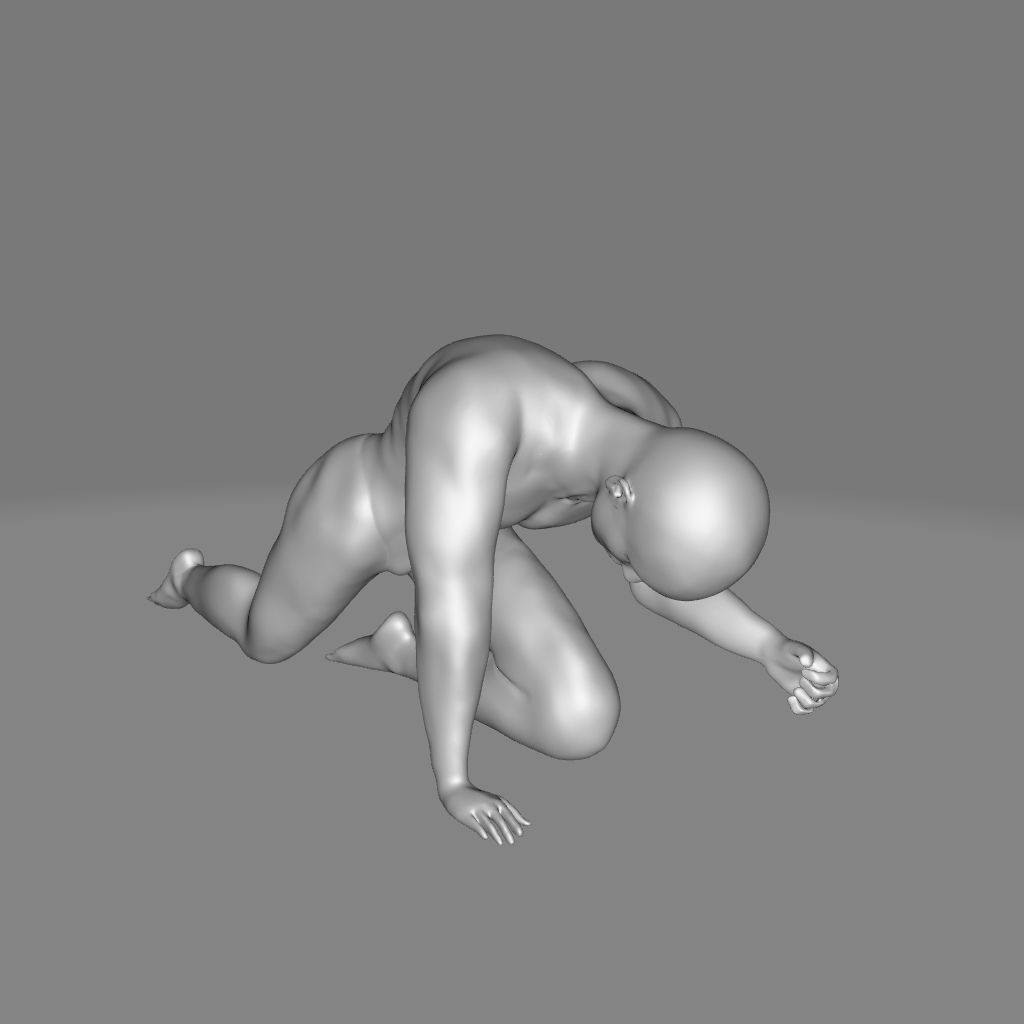 Tickmacrevan Figurine - 2 Colour 3D model_3