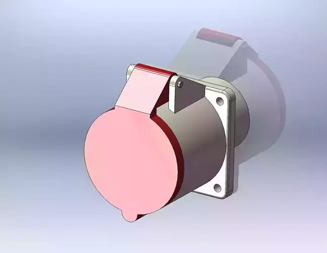 Ambausteckdose gerade steckrichtung 32A 5P IP44