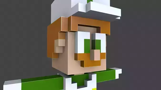 BROS-006 Luigi 3D model