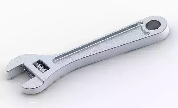 Stylish Adjustable Wrench 3D print model
