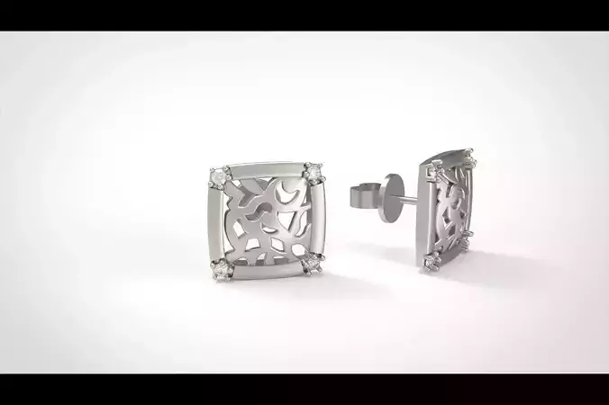 Model 329 Diamond Earring 