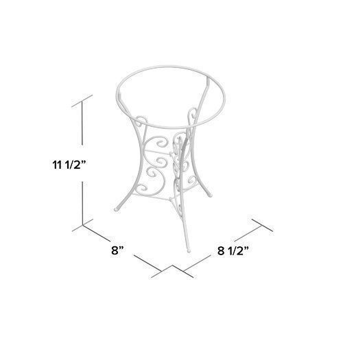 Black Tatianina Gazing Ball Stand 3D model_1