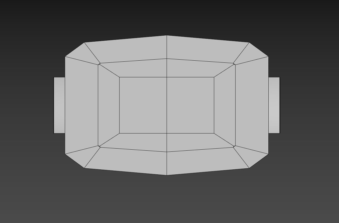 Celtic cross grave stone Low-poly 3D model_10