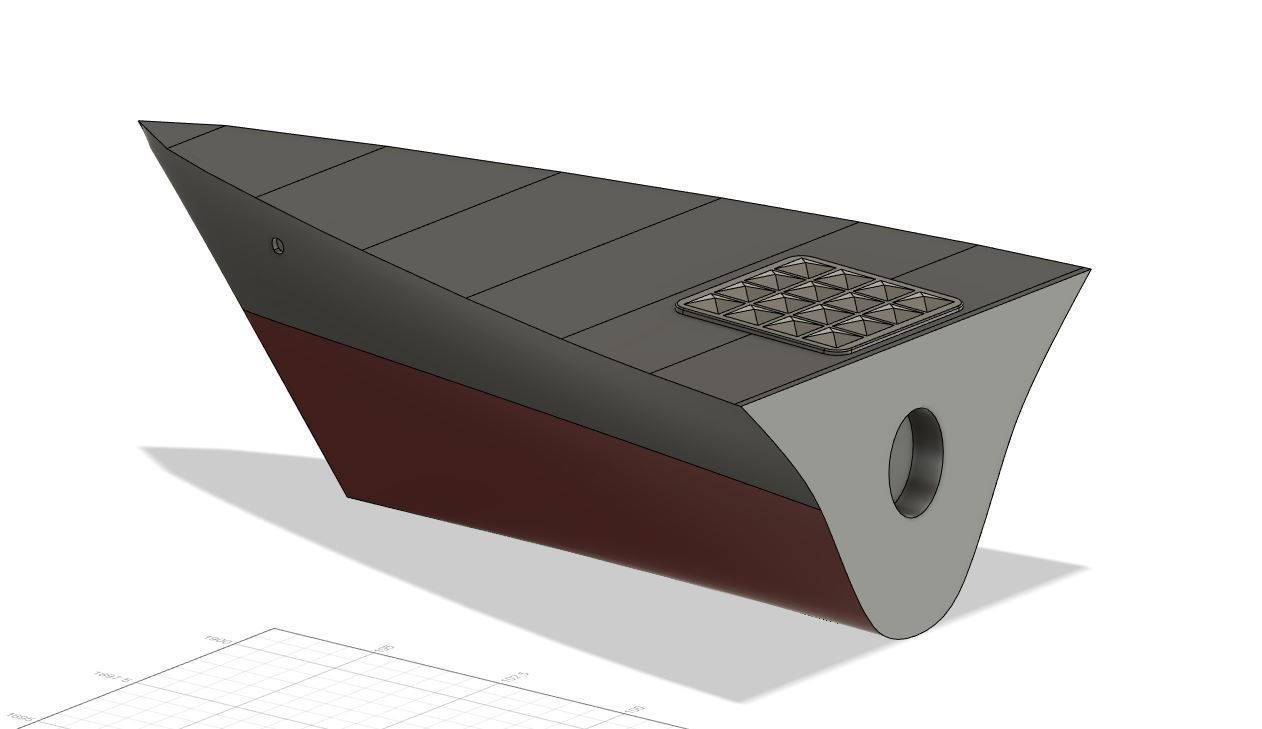 Cruiser - 3D print warship 3D print model_10