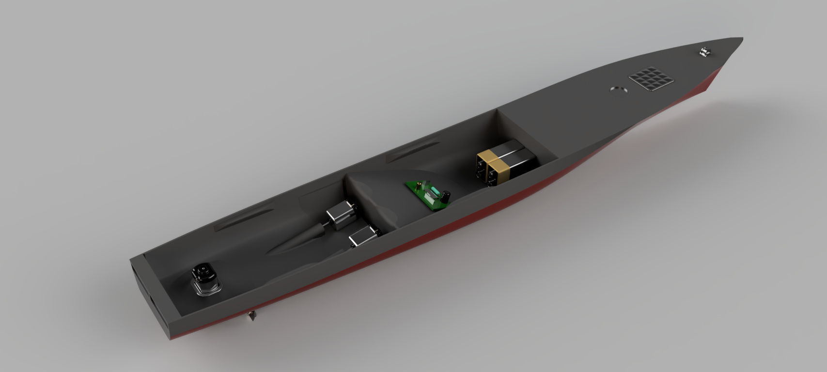 Cruiser - 3D print warship 3D print model_16