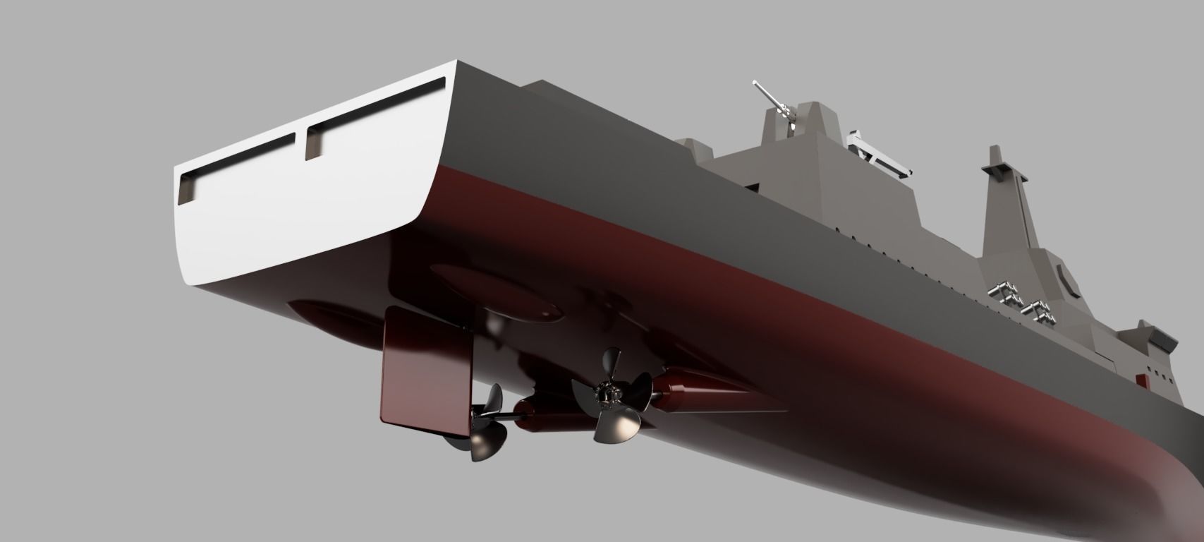 Cruiser - 3D print warship 3D print model_15
