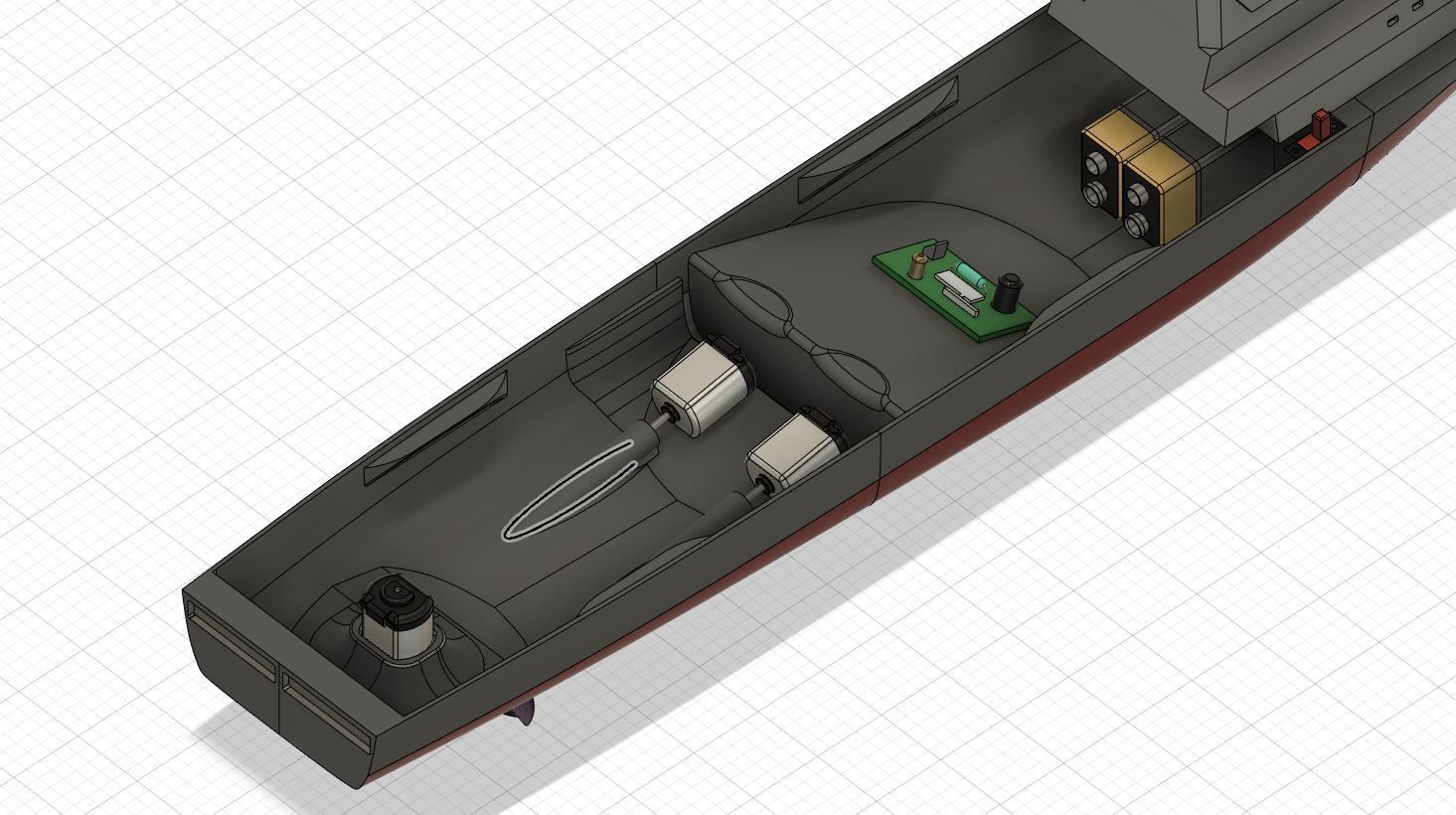 Cruiser - 3D print warship 3D print model_12