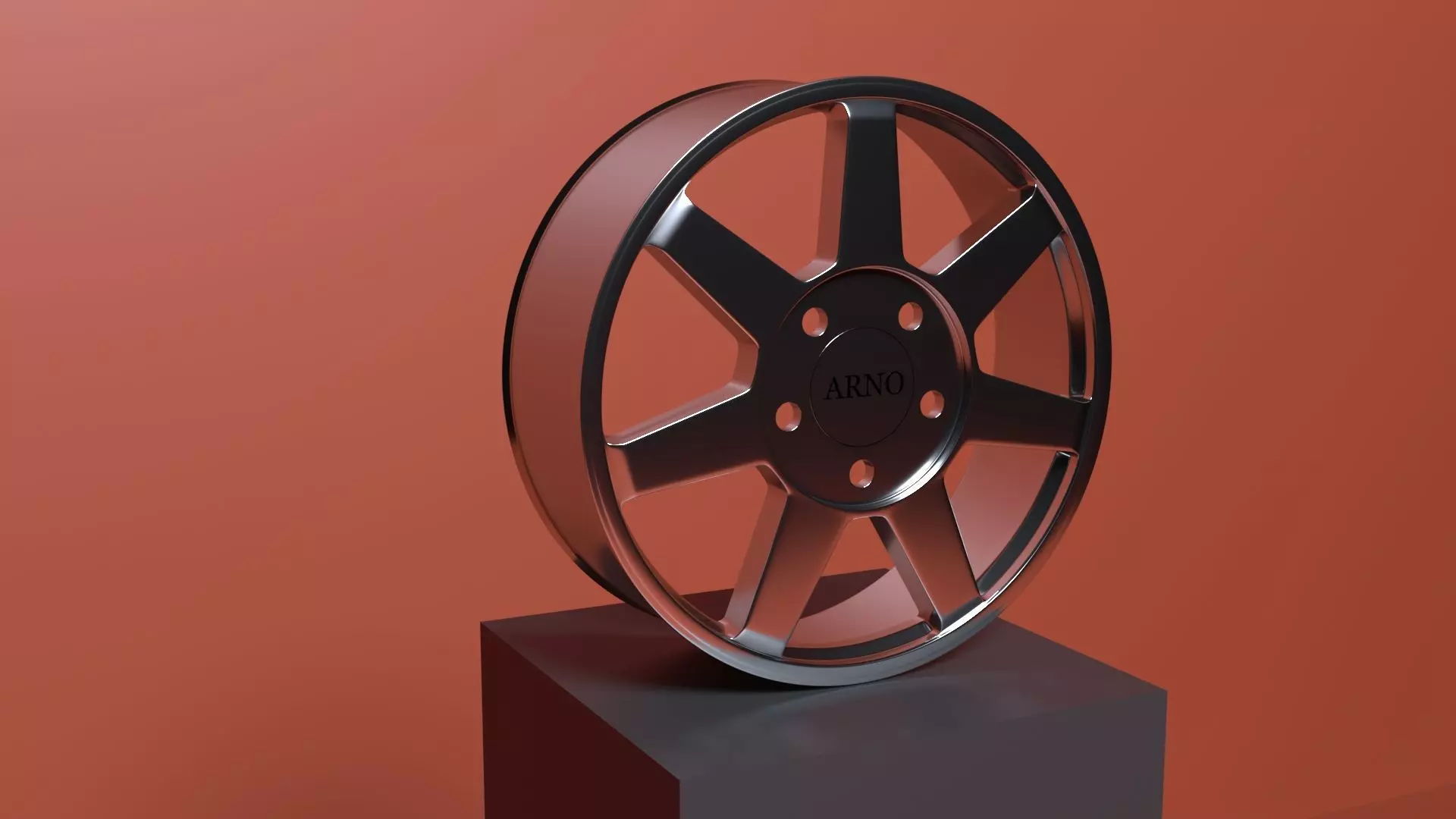 Rim 7spoke Free 3D model