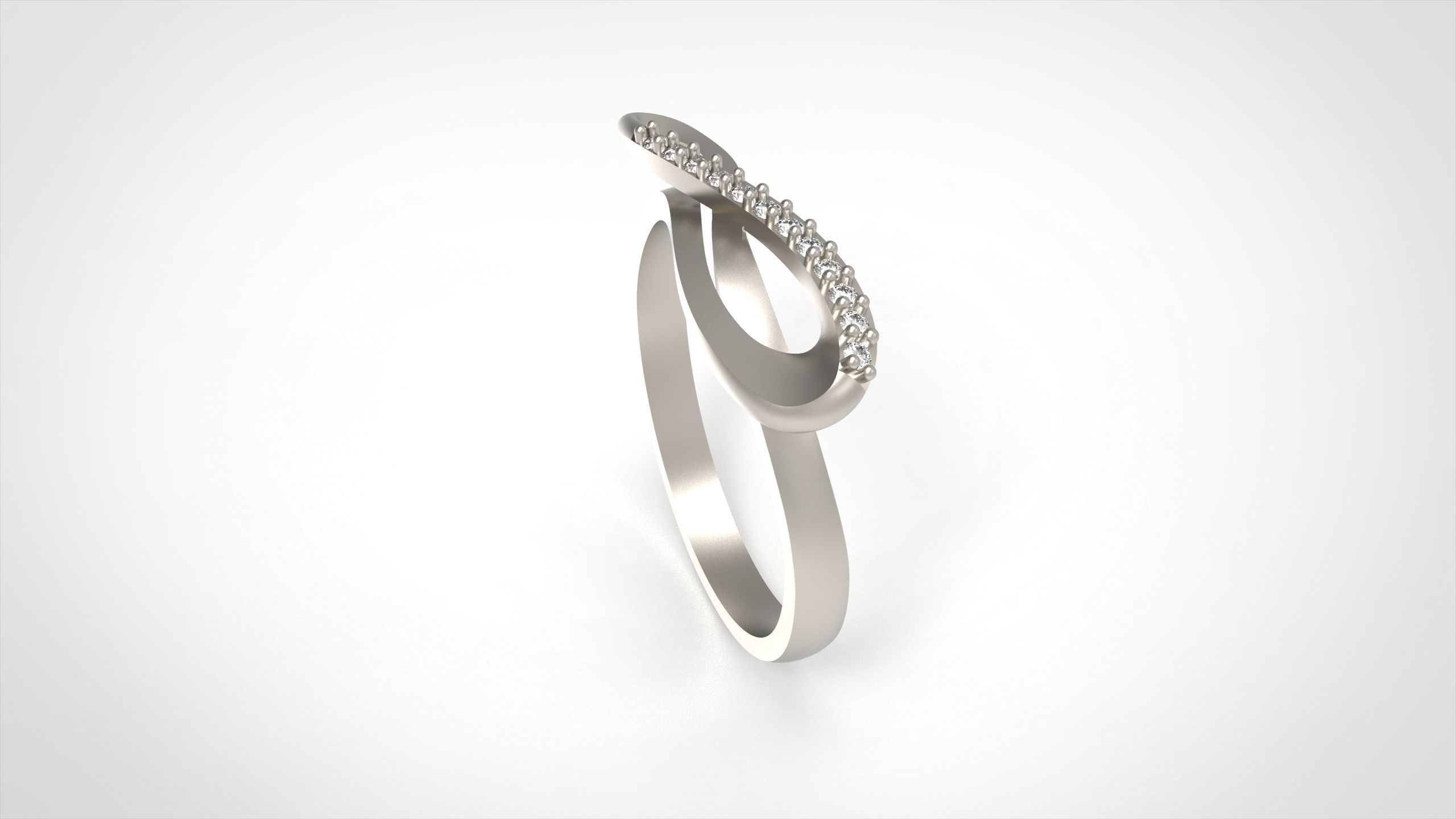 Model 333 Infinity Ring 6half US Size  3D print model_4