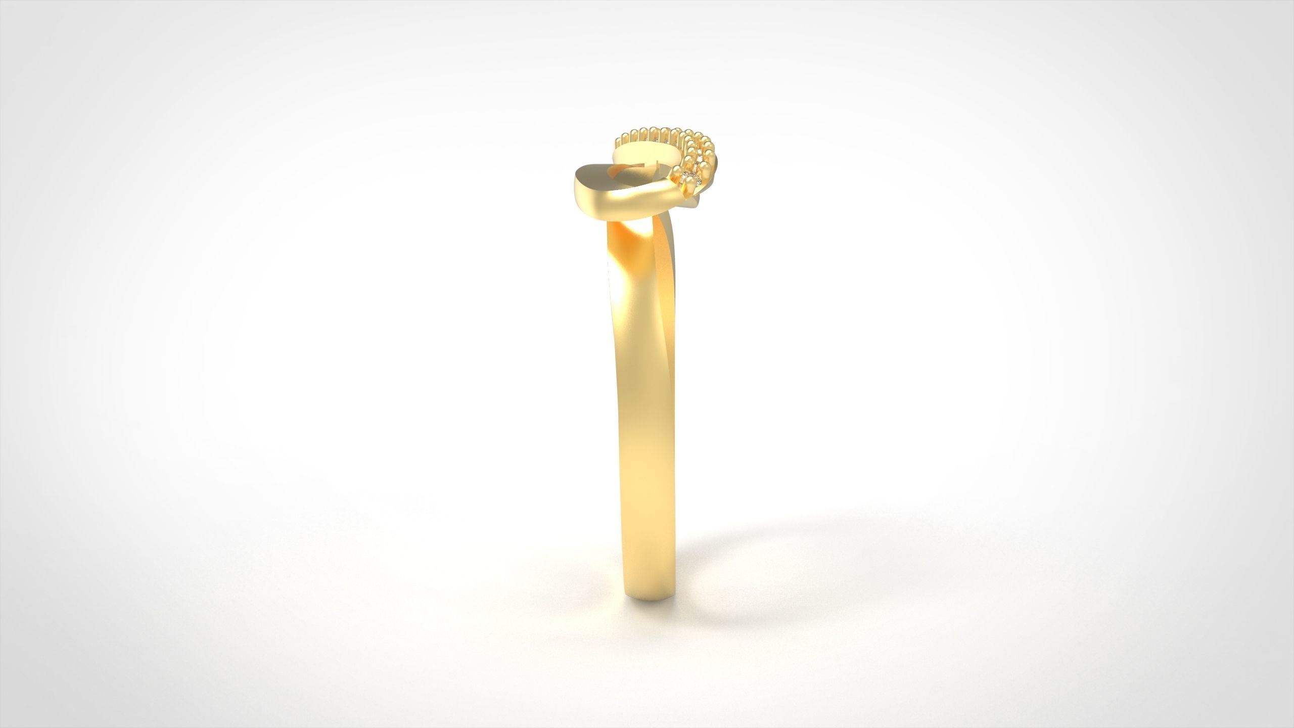 Model 333 Infinity Ring 6half US Size  3D print model_2