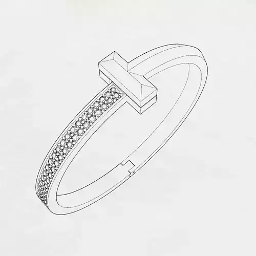 gold gold bangle with diamonds