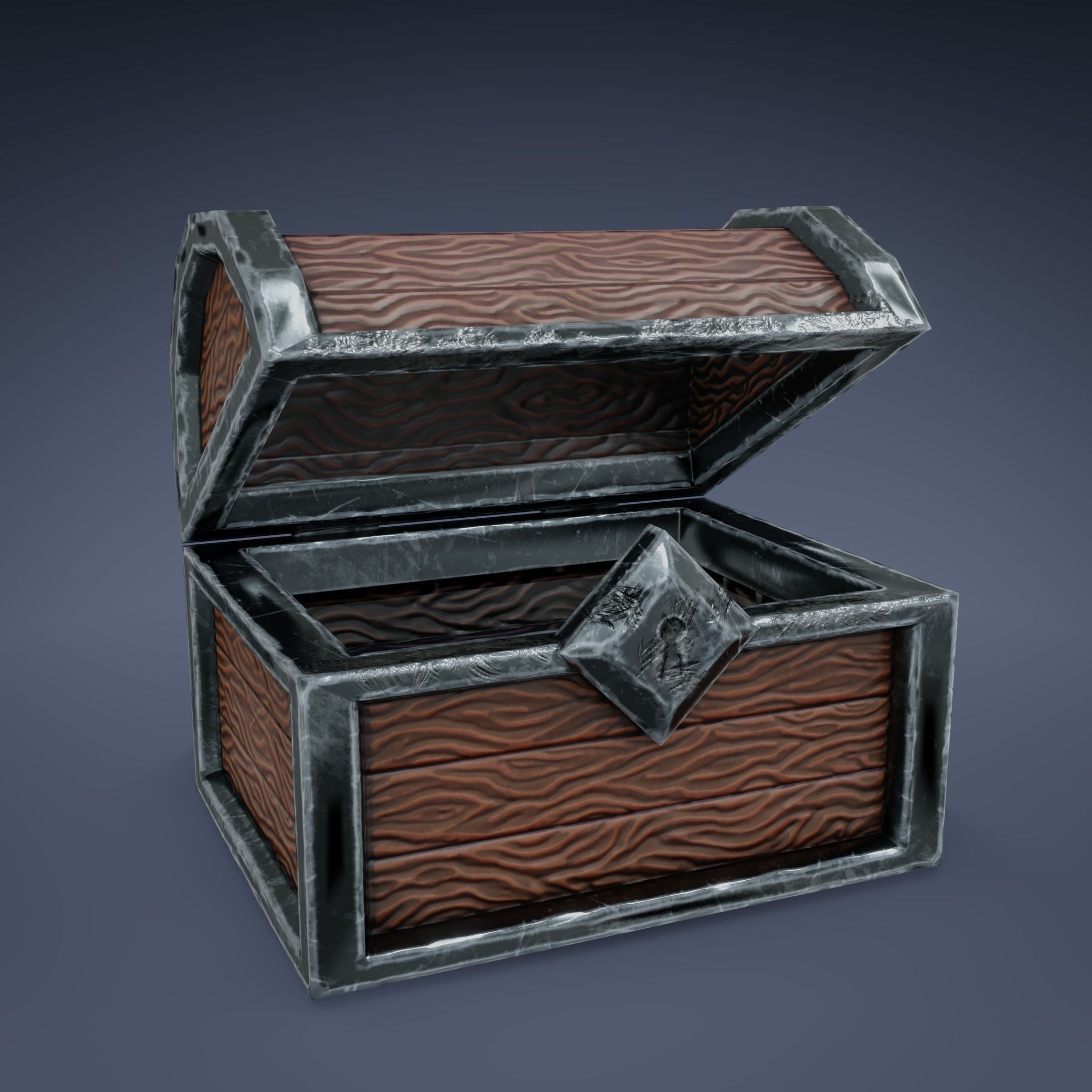 Basic RPG Game Potions and Valuables set Low-poly 3D model_2
