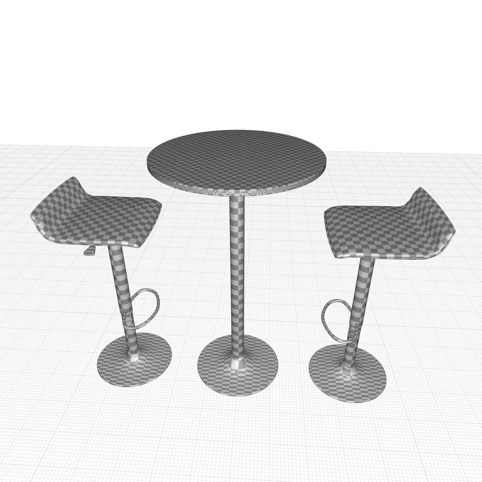 Denada Dining Set 3D model_3