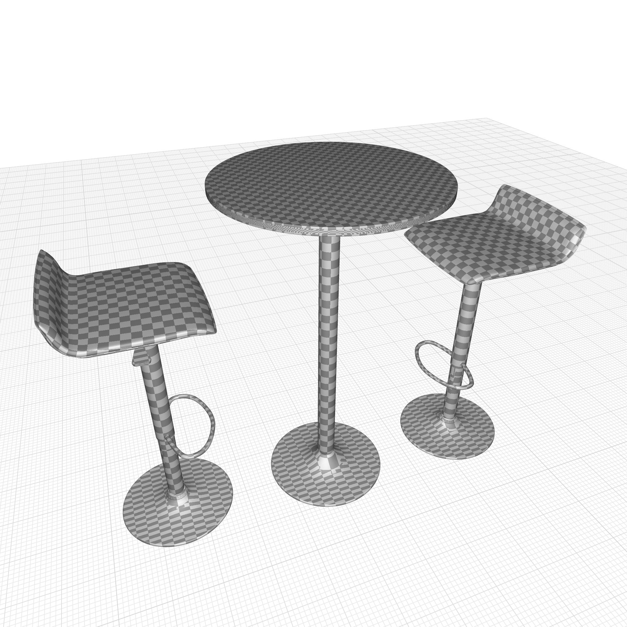 Denada Dining Set 3D model_5