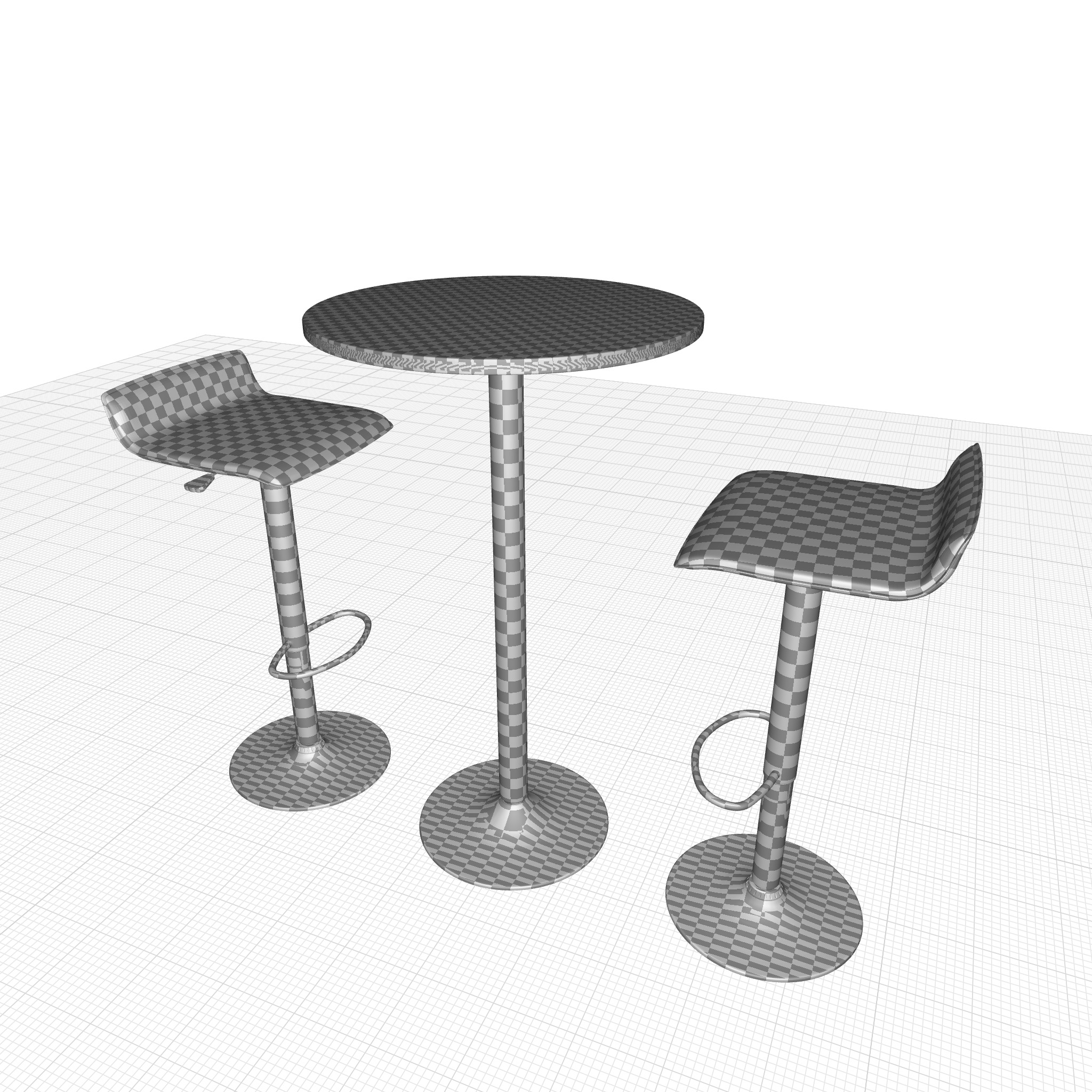 Denada Dining Set 3D model_4
