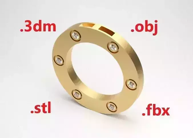 Model 156 Love Necklace 3 Diamond