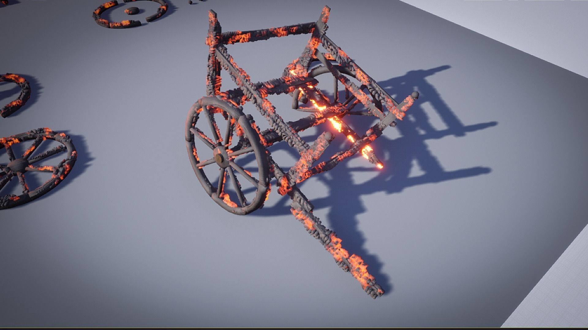 Burning Wood Animated 26 Pack Unreal Engine 3D model_11