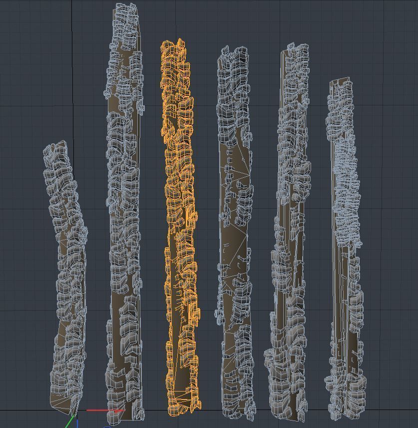 Burning Wood Animated 26 Pack Unreal Engine 3D model_21