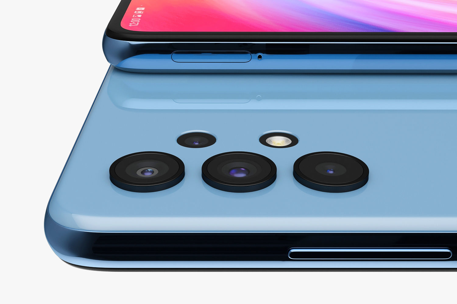 Samsung Galaxy A32 and A52 and A72 3D model_6