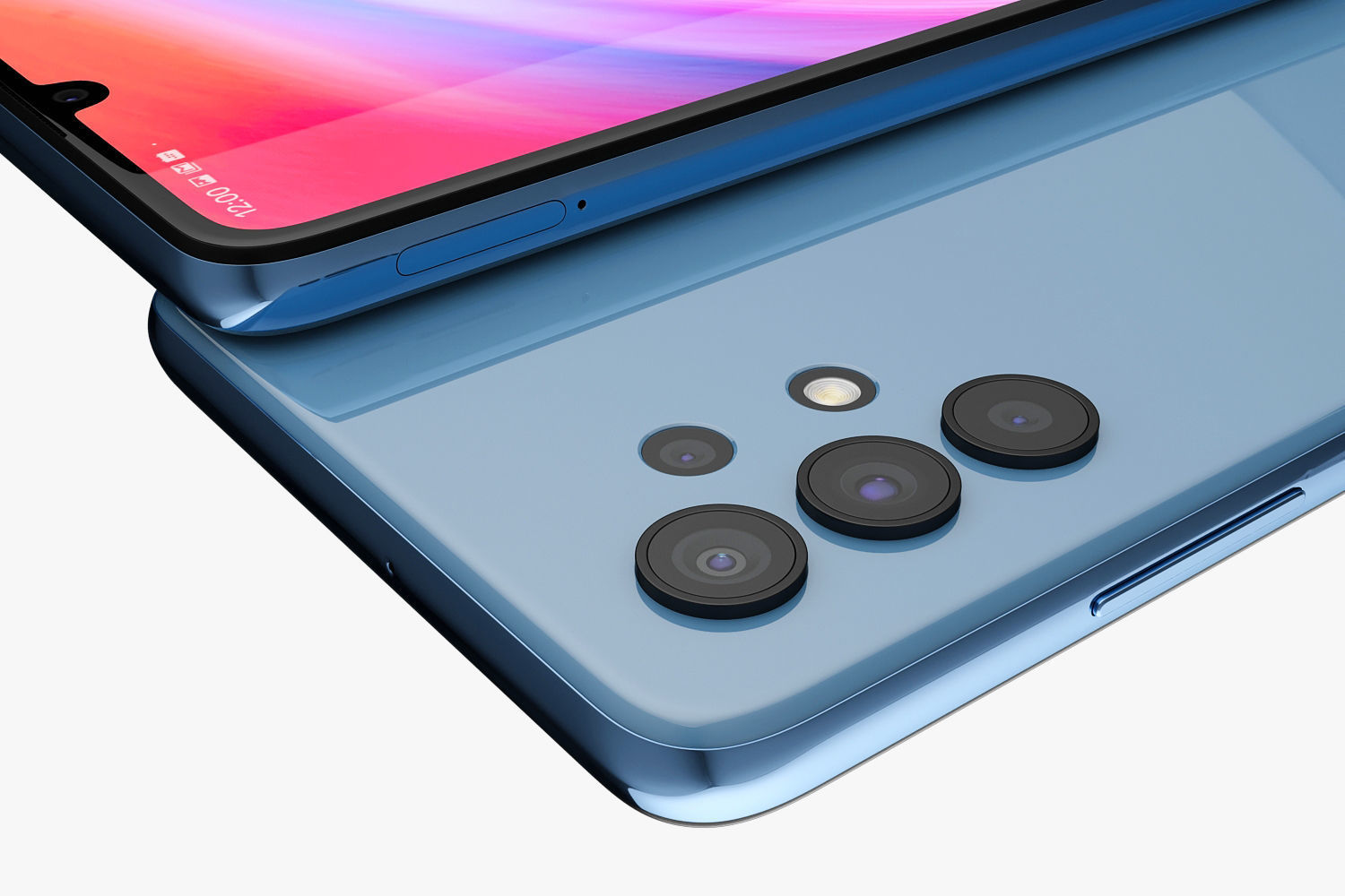 Samsung Galaxy A32 and A52 and A72 3D model_16