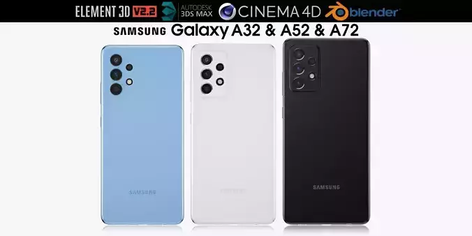 Samsung Galaxy A32 and A52 and A72