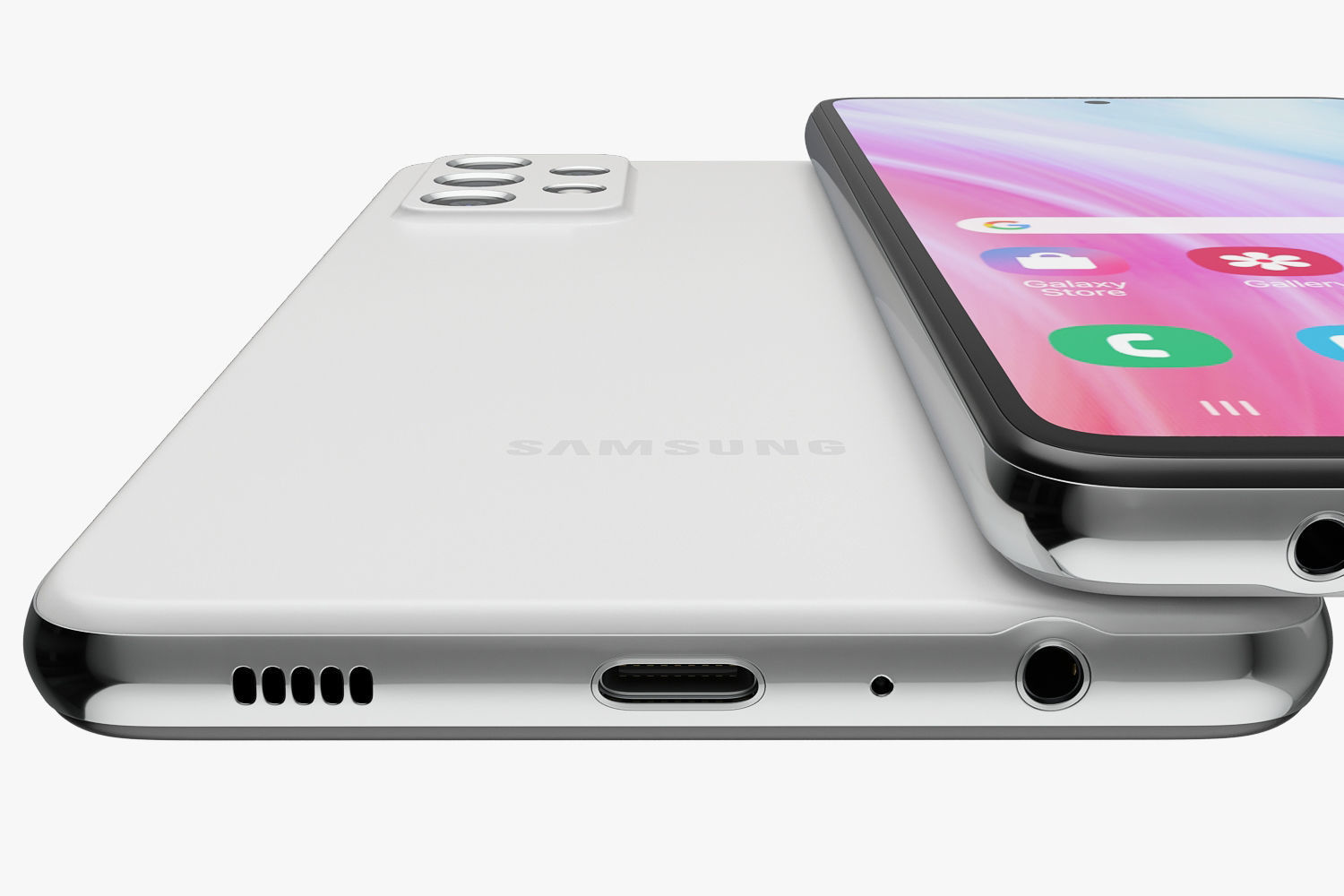 Samsung Galaxy A32 and A52 and A72 3D model_22