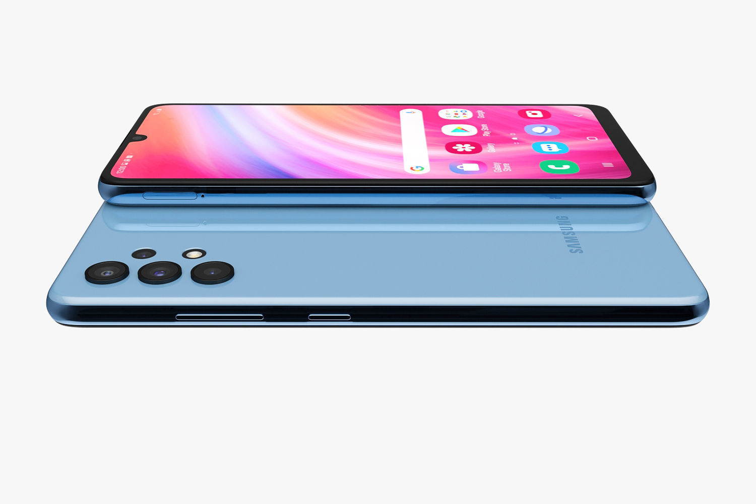 Samsung Galaxy A32 and A52 and A72 3D model_5