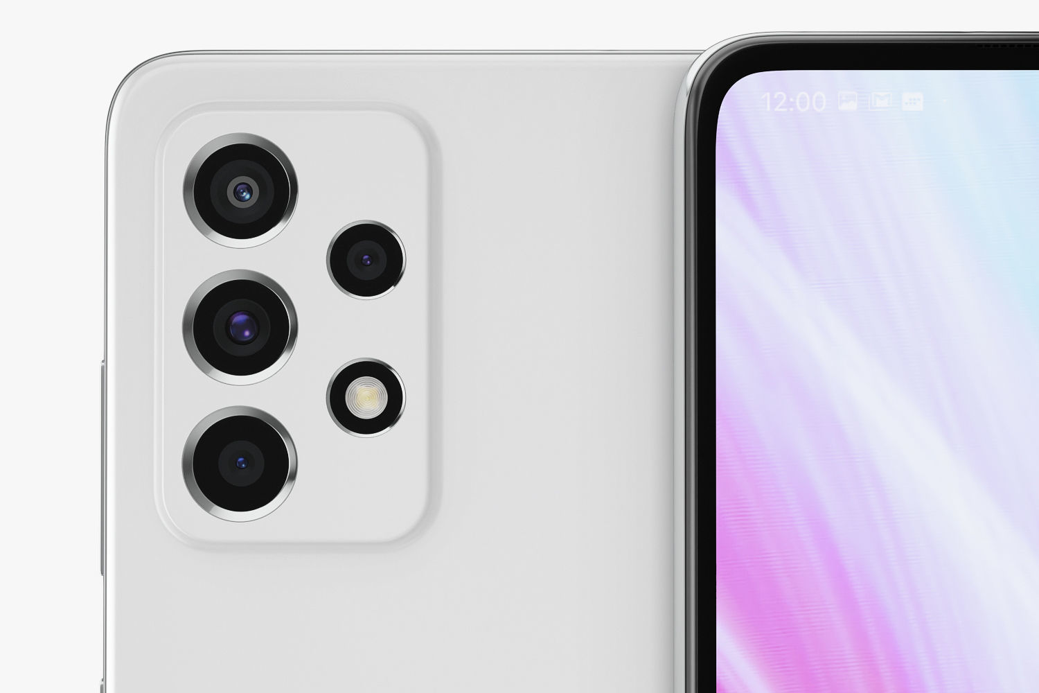 Samsung Galaxy A32 and A52 and A72 3D model_38